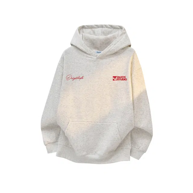 Duoyi Logo Print Hoodie