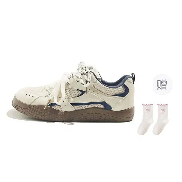 乐乐鱼 网布 百搭休闲时尚 低帮 板鞋 女