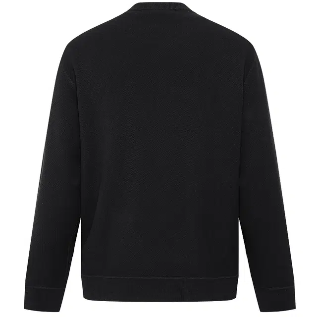 利郎 可机洗商务休闲纯色修身质感加绒保暖冬季毛衣 男款