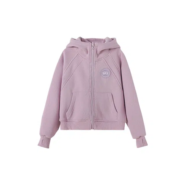 媛媛公主羽绒服 秋冬款女童白鸭绒卫衣保暖连帽外套中大童厚款