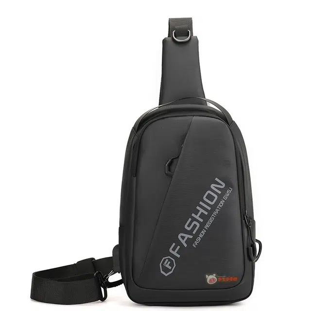 小猪班纳 防水耐磨手提时尚潮户单肩斜挎 尼龙布 胸包 常规 男款 多色