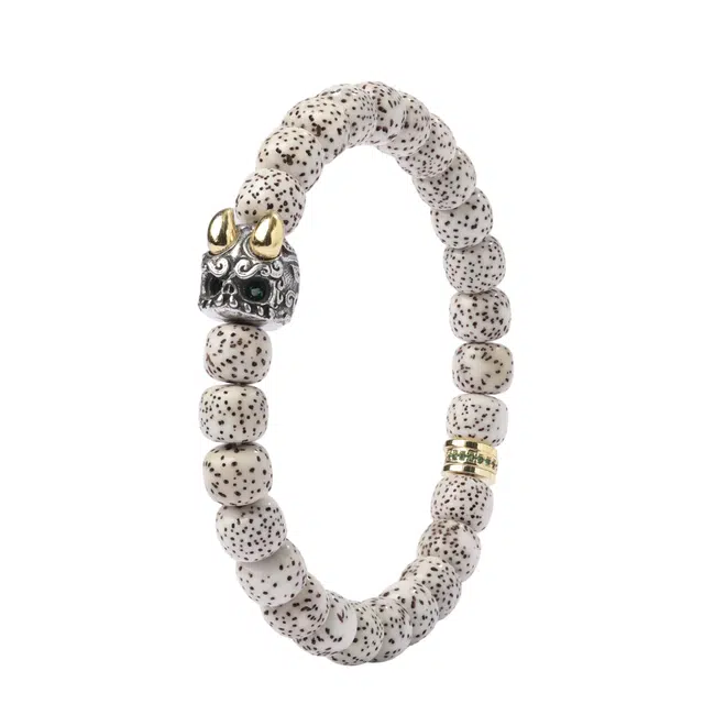 三檀小舍 【金角阿呆】高级感新中式搭配招财转运 精工毛感料#好运 星月菩提 手串 男女同款情侣款