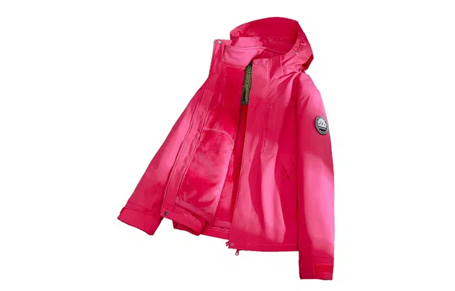 木林森 户外登山防风抗寒防泼水透气耐磨耐刮可脱卸帽个性魔术贴臂章御寒锁温可拆卸石墨烯摇粒保暖内胆三合一冲锋外套夹克 男女同款