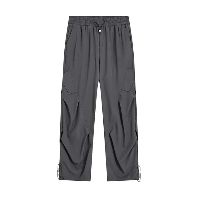 海尔斯 冰丝运动直筒舒适时尚休闲裤 男女同款