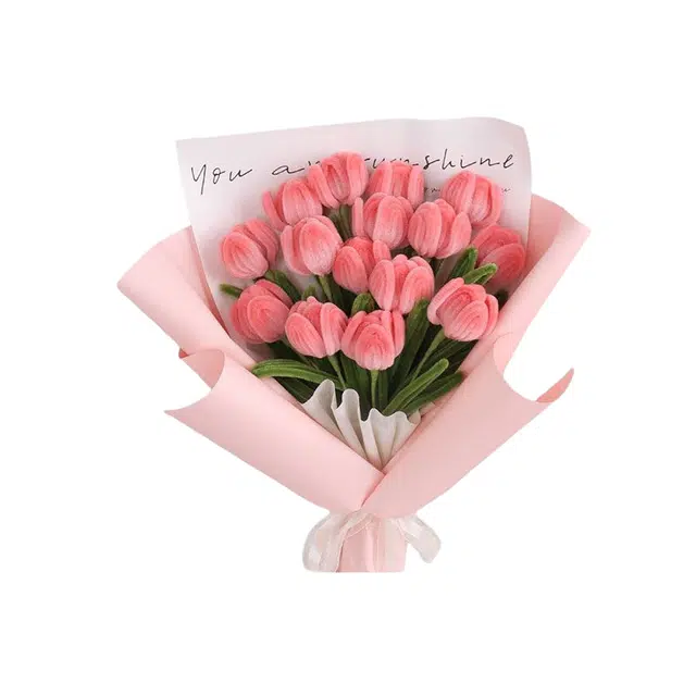 猴大使 扭扭棒花束郁金材料包编织 创意益智 其他手工制作