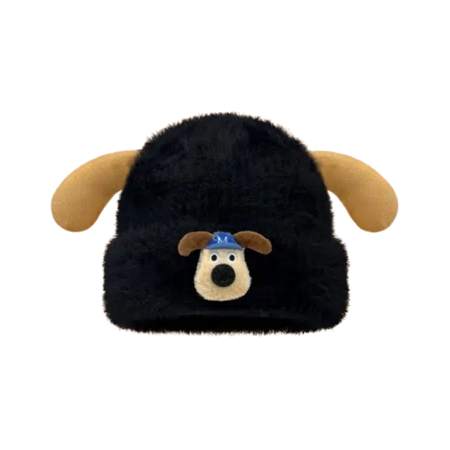 EEEENO Cartoon Dog Beanie