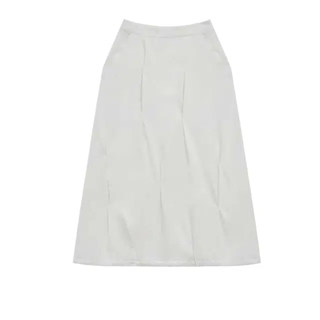 TREEMINGBIRD FW25 way Fit Skirt Bar-tack Pleated