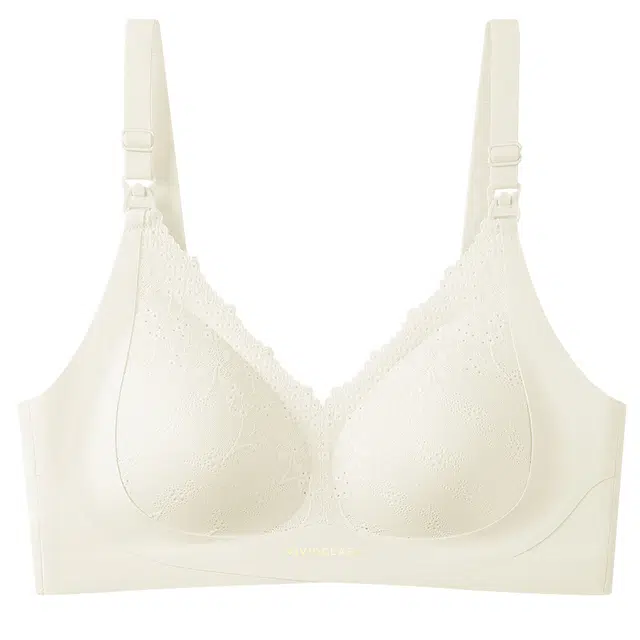 皇室品轩 哺乳内衣前开扣聚拢提拉上托防下垂侧收蕾丝文胸 女款