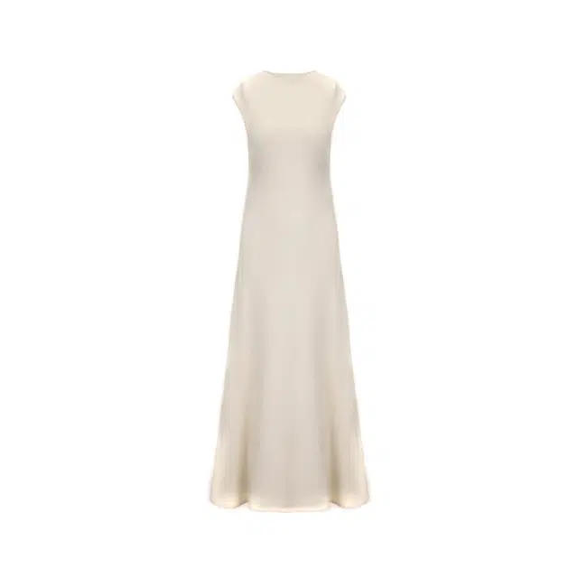 RUOHAN ECO WHITE FRANZ DRESS AW25