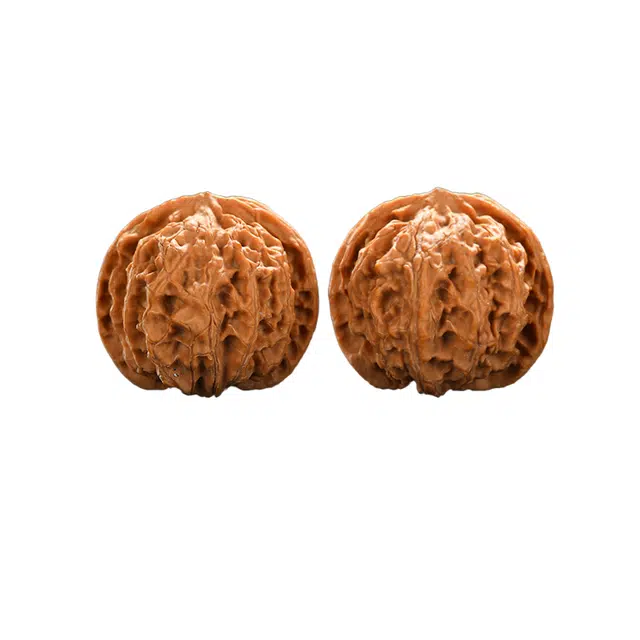 子婳 时来运转招财纳福诸事顺逐财源滚滚新中式国潮盘玩狮子头精品闷尖麒麟纹官帽手捻#好运 文玩核桃 把件 男女同款情侣款