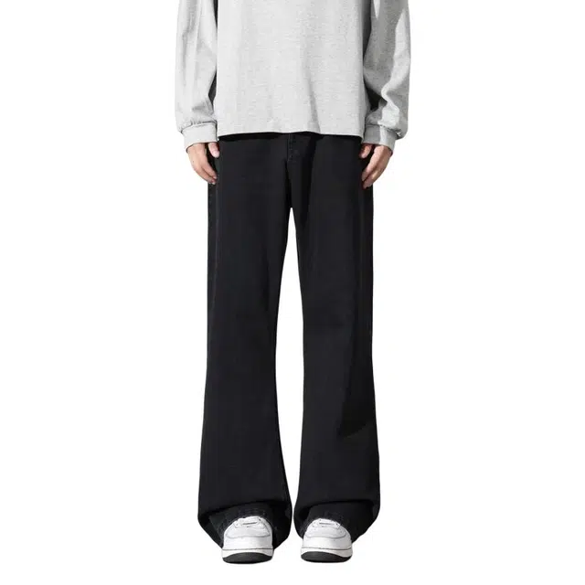 海尔斯 美式简约水洗做旧直筒百搭时尚潮流舒适牛仔裤 男款