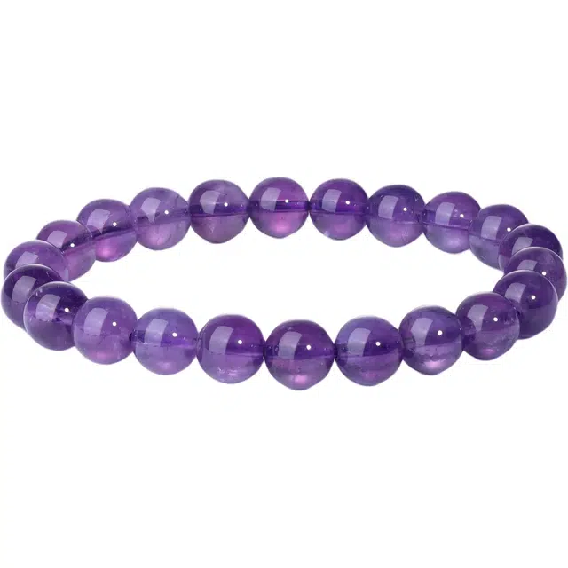 老庙 紫霞幽梦 新中式国风考试成功上岸 转运旺事业 轻奢简约疗愈能量素圈 日常通勤百搭精美礼盒装#好运天然 紫水晶 手串 女款