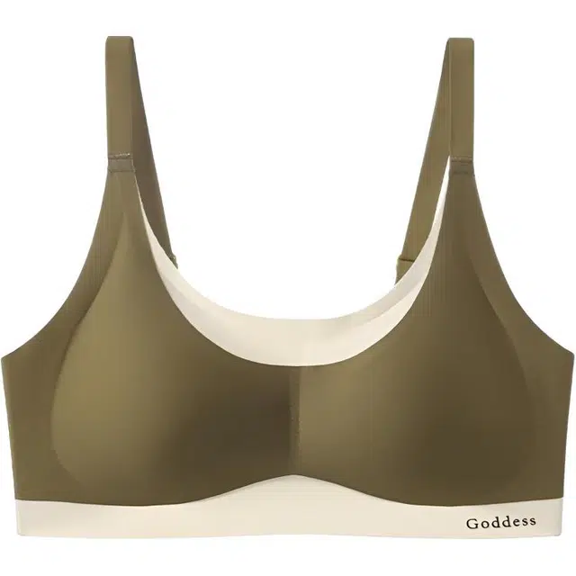 慕梵度 复古风小胸聚拢内衣薄款无痕上托防下垂透气舒适轻盈文胸 女款