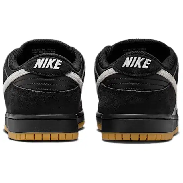 Nike Dunk SB LOW PRO Black SuedeWhiteGume