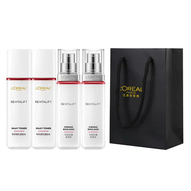 欧莱雅 复颜视黄醇水乳小样套装 淡纹紧致保湿修护补水