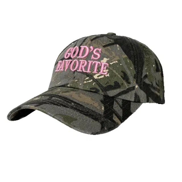 氧气樱桃 美式复古潮流树枝迷彩春夏大头围显脸小 棉 鸭舌帽 男女同款情侣款