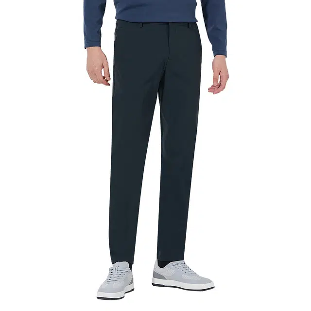 利郎 中腰舒适弹力薄款纯色百搭休闲裤 男款