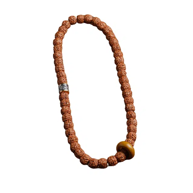 茂琼 八方来财万事顺遂新中式复古国潮文玩佛珠手持盘玩龙纹尼泊尔文玩跑环配饰精致设计文玩念珠#好运 金刚菩提 手串 男女同款情侣款