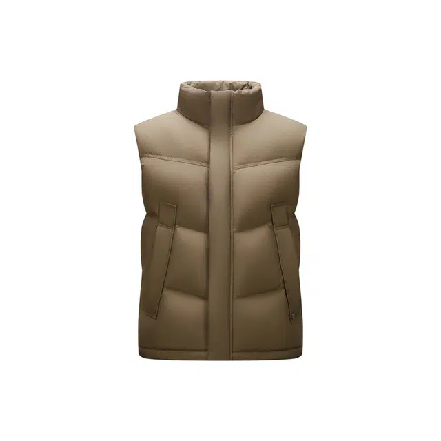 森马 发热三防外套纯色面包服百搭马甲 男