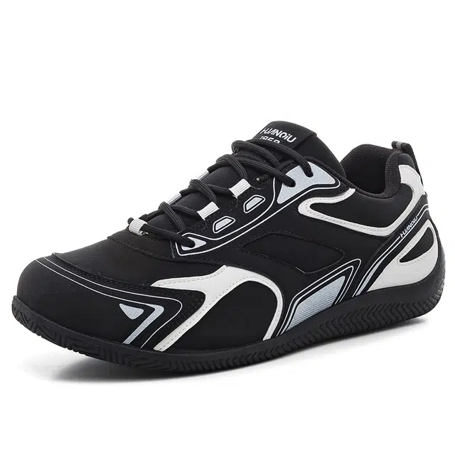 HUANQIU Black White Sneakers