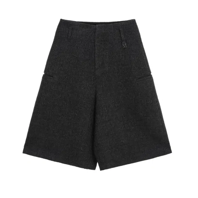 TREEMINGBIRD Crop Tweed Set-up Pants