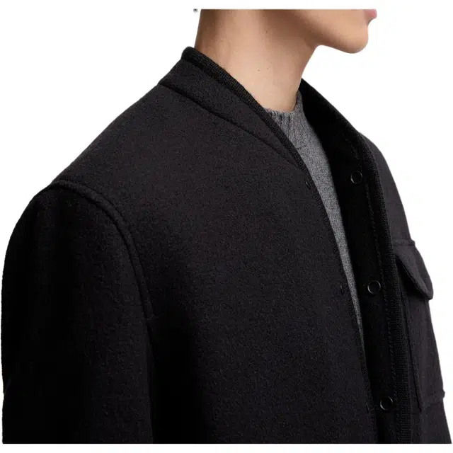 Moncler Wool Boucl Shirt Jacket