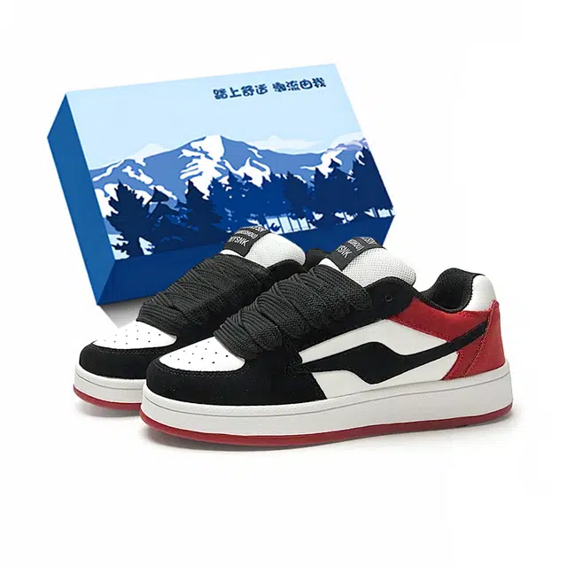 小鹿米利 休闲个性时尚百搭潮流设计感小众舒适 减震增高平衡支撑防滑 低帮 板鞋 女