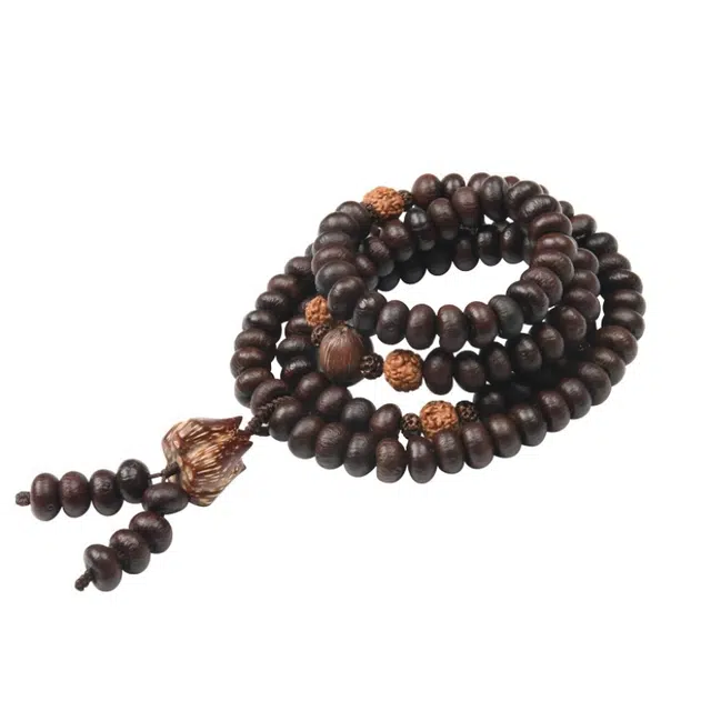 仙园韵 新中式招财纳福时尚复古轻奢优雅气质独特文玩盘串小众设计百搭#好运 菩提籽 手串 男女同款情侣款