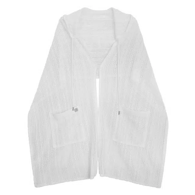 TREEMINGBIRD FWAW25 Lace Cover-up Hoodie