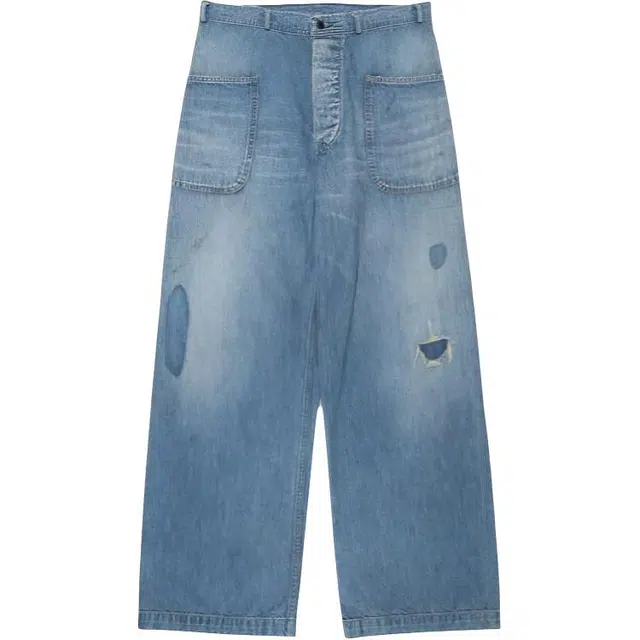 bowwow SS25 USN M44 DUNGAREE TROUSERS SIDE SEAMLESS