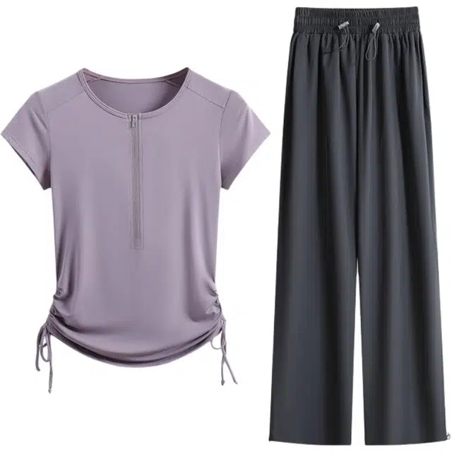 婉町蒂诺  户外系列 休闲时尚简约日常训练健身运动  瑜伽套装  女款