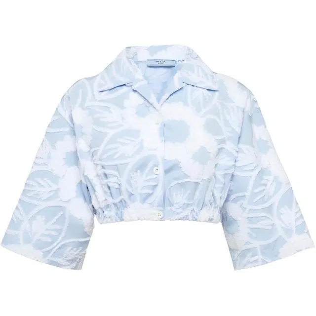 Prada SS23 Embroidered Floral Shirt