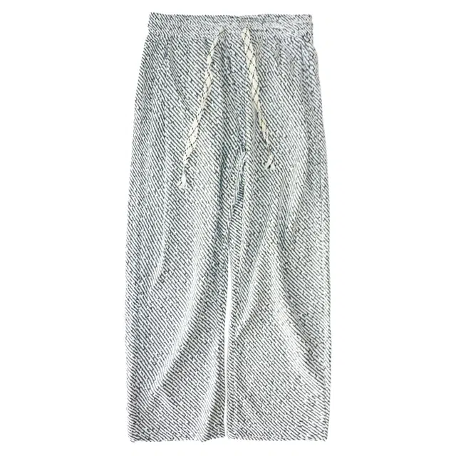 范索米 韩系休闲 设计款垂感斜纹肌理提花百搭宽松直筒裤 男女同款