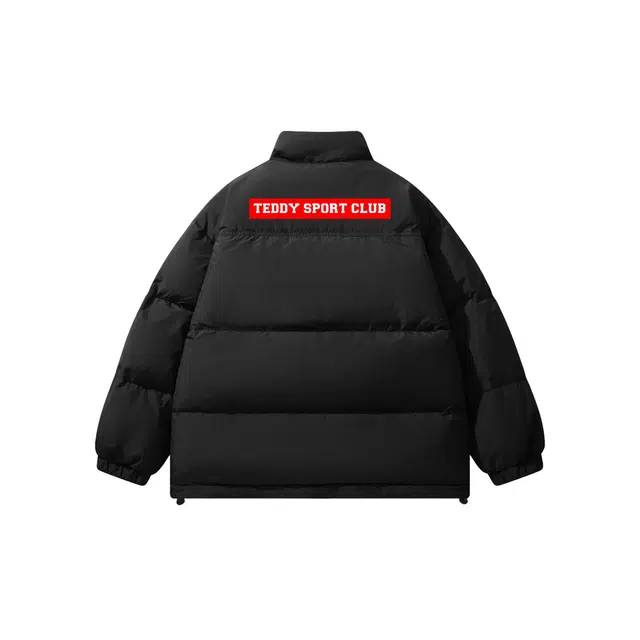 泰迪珍藏 美式复古百搭休闲保暖云朵泡芙氛围感无性别主义日常通勤假两件宽松连帽加厚防风御寒羽绒服外套 男女同款