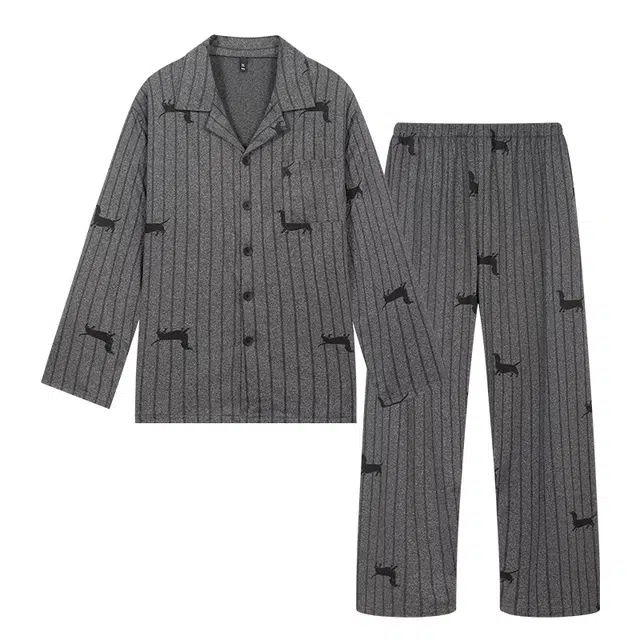 好福份  高级感秋季款家居服套装 男款