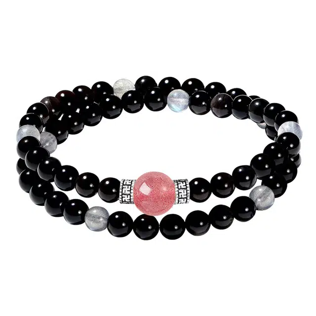 琛宬 【纳八方财气】流光顶珠 聚天下福缘转运珠佛珠精心顺意文玩盘玩 简约古风禅意通勤百搭#好运 黑檀 手串 男女同款情侣款