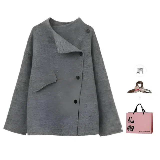 柏黛妃 气质时尚舒适百搭长袖大衣 女款