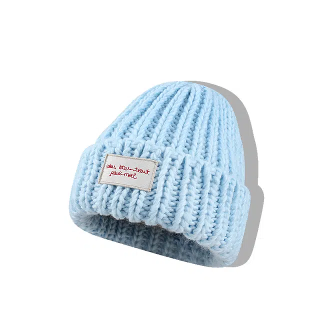 【韩版通勤出街必备】 攸委 大头围显脸小毛线针织帽子秋冬季加厚保暖护耳帽 腈纶 时尚百搭绒线帽百搭冷帽男 男女同款情侣款