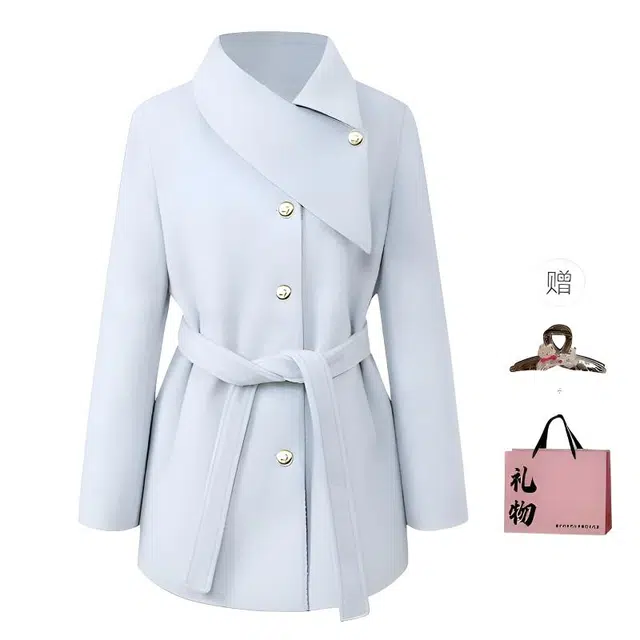 柏黛妃 舒适时尚气质优雅长袖大衣 女款