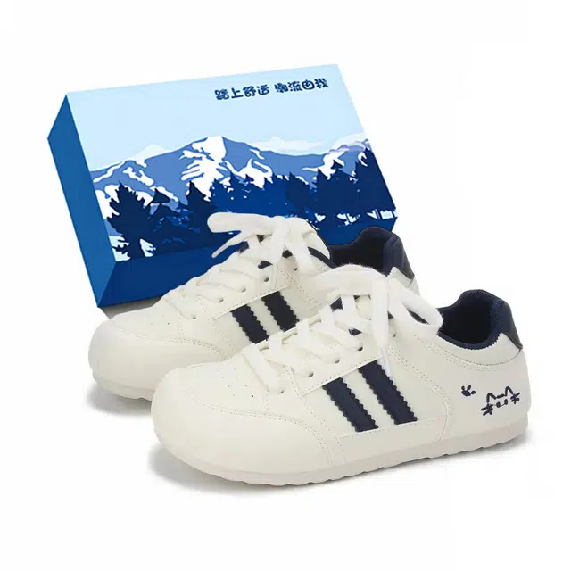 小鹿米利 原创小众复古休闲学生百搭运动鞋厚底鞋子 低帮 板鞋 女