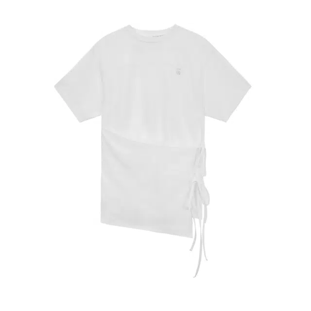 TREEMINGBIRD OverlayTieDetail T-Shirt FW25T