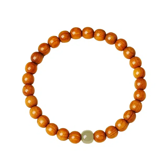 宣华意 高品质国潮风复古典雅精致 轻奢高端 陈化油性高文玩盘玩转运珠佛念珠#好约#好运 崖柏 手串 男女同款情侣款