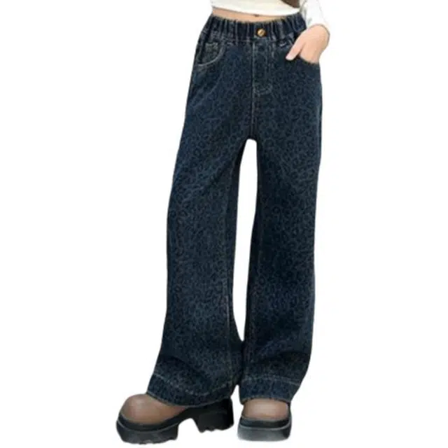 黑恐龙牛仔裤 时髦洋气时尚 儿童款