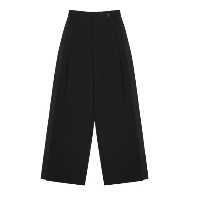 TREEMINGBIRD Side Panel Tuck Slacks