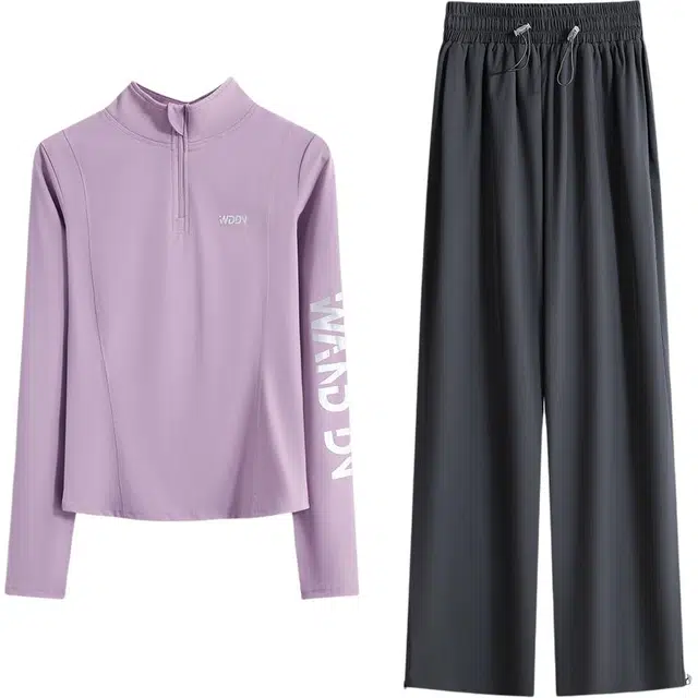 婉町蒂诺  女子基础系列 时尚简约百搭训练健身运动  瑜伽套装  女款