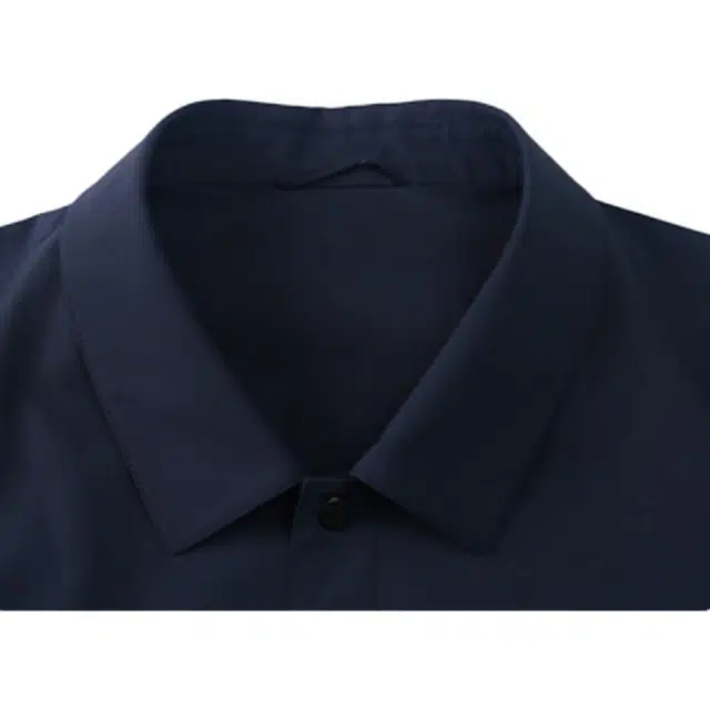 梦特娇 柔软耐磨垂顺翻领百搭纯色单排扣夹克外套 男款