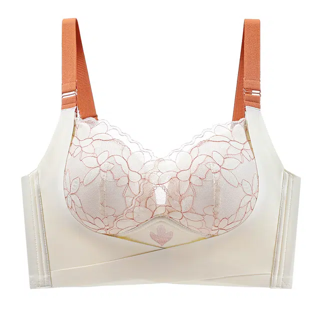 图兰朵 小胸聚拢显大收副乳无钢圈防下垂调整型性感美背文胸 女款