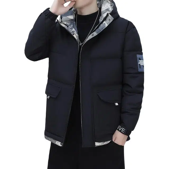 海尔斯 户外休闲百搭时尚简约潮流舒适保暖棉服 男款