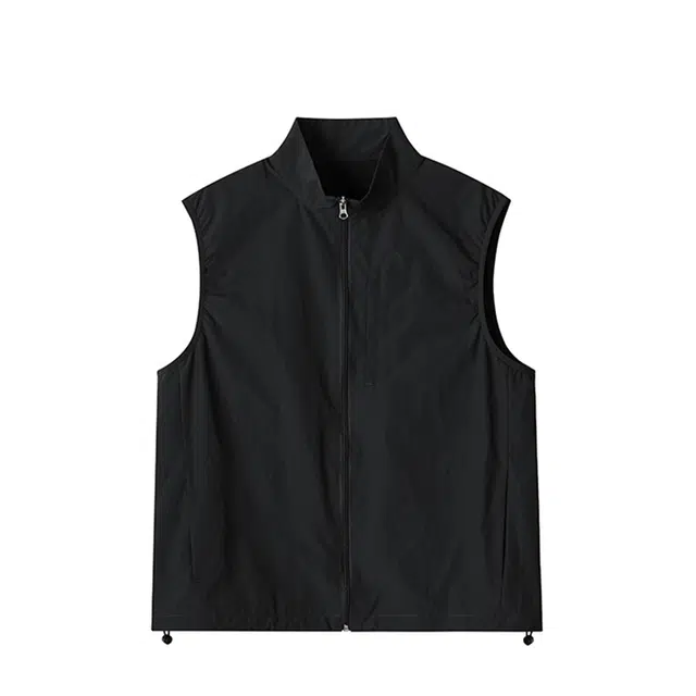 拓菲 山系徒步登山机能风立领背心男秋季三防宽松速干外套美式夹克马甲 男女同款