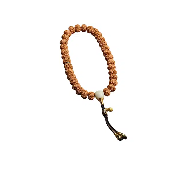 茂琼 新中式国潮手持文玩精品盘玩原籽老树籽龙纹精美复古独特设计优雅气质文化传承手工艺制作时尚潮流#好运 金刚菩提 手串 男款